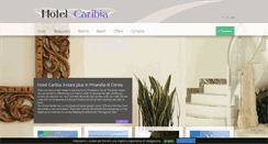 Desktop Screenshot of hotelcaribia.it