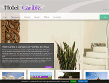 Tablet Screenshot of hotelcaribia.it